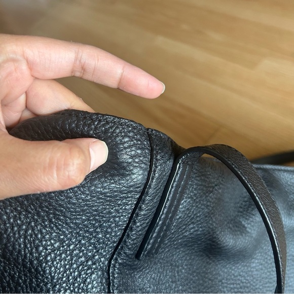 Michael Kors Pebbled Leather Ashbury Suede Tasseled Large Bag - Picture 13 of 15